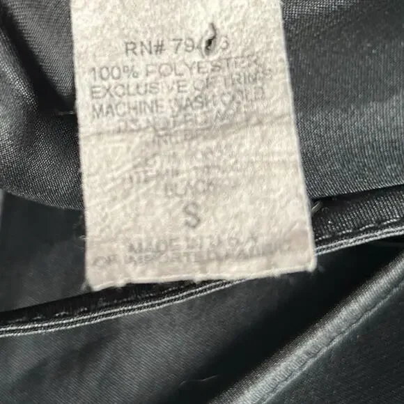 VTG Inner Most Sz S Black Embellished Vneck Chemise Nightie Nightgown Slip Dress - Picture 7 of 7